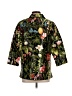 Tuckernuck 100% Polyester Floral Green 3/4 Sleeve Blouse Size S - photo 2