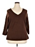 Faded Glory Brown Pullover Sweater Size 24W - photo 1