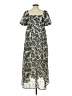 Hayden Print Gray Casual Dress Size S - photo 2