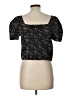 Madewell Black Short Sleeve Blouse Size L - photo 2