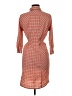 Duluth Trading Co. Plaid Orange Casual Dress Size S - photo 2