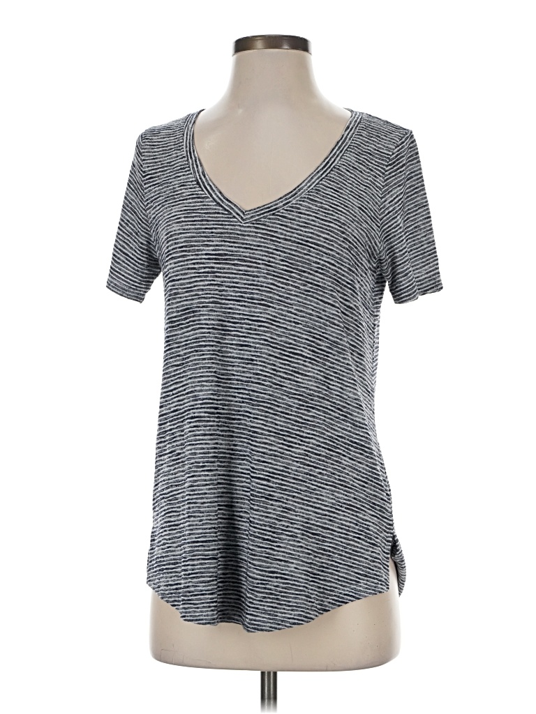 Pre-owned Athleta Short Sleeve T-shirt In Gray