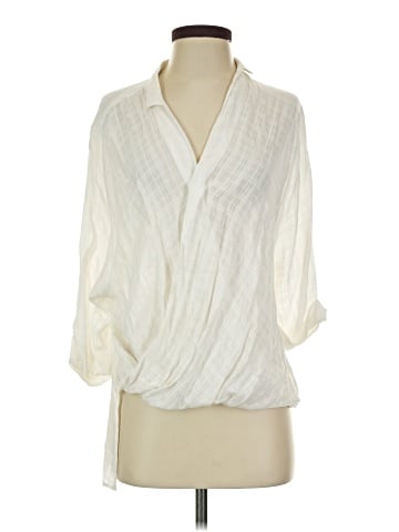 Silence and Noise 3/4 Sleeve Blouse (view 1)