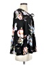 Cooper & Ella 100% Polyester Black 3/4 Sleeve Blouse Size S - photo 4