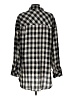 Sanctuary Checkered-gingham Black Long Sleeve Button-Down Shirt Size L - photo 2