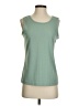 Classic Elements Green Sleeveless T-Shirt Size S - photo 1
