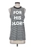 Alternative Apparel Silver Sleeveless T-Shirt Size S - photo 1