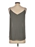Calvin Klein 100% Polyester Gray Sleeveless Blouse Size XS - photo 2