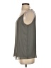 Calvin Klein 100% Polyester Gray Sleeveless Blouse Size XS - photo 5