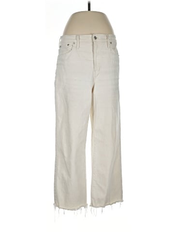Madewell The Perfect Vintage Wide-Leg Crop Jean in Vintage Canvas: Raw-Hem Edition (view 1)