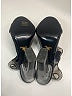 Prada Silver Black Ankle Strap Lucite Heel Sandals Size EU 38 - photo 7