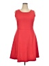 Unbranded Solid Red Casual Dress Size 2X (estimated) - photo 1