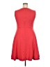 Unbranded Solid Red Casual Dress Size 2X (estimated) - photo 2