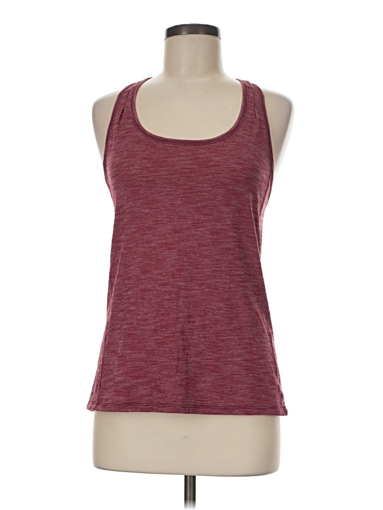 Pre-owned Lululemon Athletica Active Tank Top In Burgundy