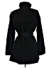 Jones New York 100% Polyester Black Trenchcoat Size M - photo 2