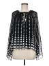 Ann Taylor LOFT 100% Polyester Black 3/4 Sleeve Blouse Size M - photo 1
