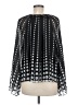 Ann Taylor LOFT 100% Polyester Black 3/4 Sleeve Blouse Size M - photo 2