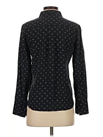 Vince. Long Sleeve Silk Top (view 2)