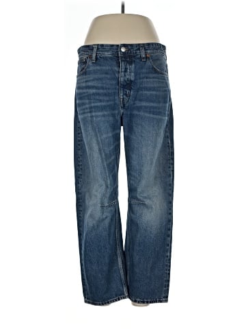 Madewell The Darted Barrel-Leg Jean in Irmo Wash (view 1)
