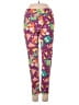 Lularoe Print Purple Pink Active Pants One size - photo 1