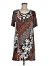 BCBGeneration Print Brown Casual Dress Size M - photo 1