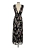 Lulus 100% Polyester Floral Black Casual Dress Size XS - photo 2
