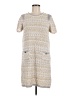 Assorted Brands Tweed Ivory Casual Dress Size M - photo 1