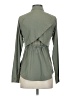 Athleta Solid Green Long Sleeve Button-Down Shirt Size XXS - photo 2