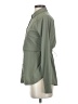Athleta Solid Green Long Sleeve Button-Down Shirt Size XXS - photo 5