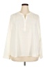 J.Crew Factory Store 100% Polyester Ivory Long Sleeve Blouse Size 3X - photo 1