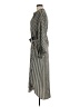 VICI 100% Polyester Stripes Gray Casual Dress Size M - photo 5