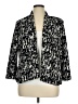NIPON BOUTIQUE Print Black Blazer Size 16 - photo 1
