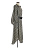 VICI 100% Polyester Stripes Gray Casual Dress Size M - photo 4