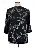 Taohuadao Black 3/4 Sleeve Blouse Size XL - photo 2