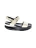 Assorted Brands 100% Leather Ivory Sandals Size 8 1/2 - photo 1