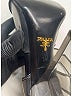 Prada Silver Black Ankle Strap Lucite Heel Sandals Size EU 38 - photo 4