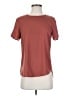 Ann Taylor 100% Polyester Burgundy Short Sleeve Top Size XS - photo 1