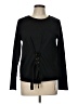 Harve Benard Black Long Sleeve Top Size L - photo 1