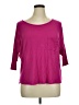 Bongo Pink 3/4 Sleeve Top Size 1X - photo 1