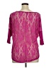 Bongo Pink 3/4 Sleeve Top Size 1X - photo 2