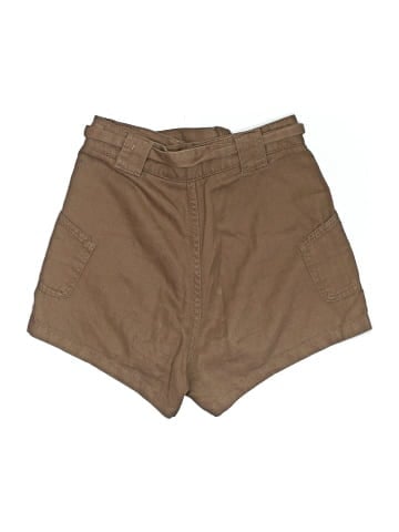 Topshop Khaki Shorts (view 2)