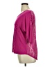 Bongo Pink 3/4 Sleeve Top Size 1X - photo 5