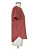 Ann Taylor 100% Polyester Burgundy Short Sleeve Top Size XS - photo 4