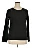 J.Crew 100% Cotton Black Long Sleeve Top Size XL - photo 1