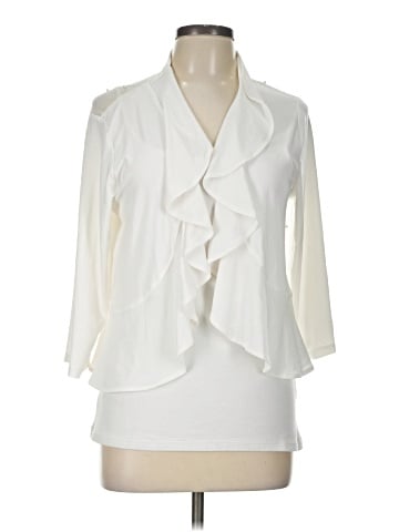 Nina Leonard 3/4 Sleeve Blouse (view 1)