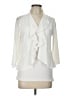Nina Leonard Ivory 3/4 Sleeve Blouse Size L - photo 1