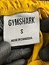 Gymshark 100% Polyester Solid Yellow Athletic Shorts Size S - photo 3