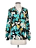 Calvin Klein Teal Long Sleeve Blouse Size S - photo 1