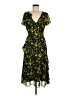 Lush 100% Polyester Floral Yellow Casual Dress Size M - photo 1