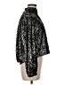 Flawless Metallic Black Long Sleeve Blouse Size M - photo 5